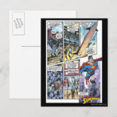 Superman Comic Panel - Clark's Origins 2 Briefkaart (Voorkant / Achterkant)