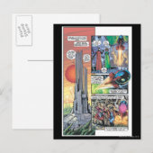 Superman Comic Panel - Clark's Origins Briefkaart (Voorkant / Achterkant)