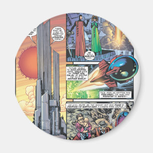 Superman Comic Panel - Clark's Origins Magneet