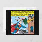 Superman Comic Panel — Lois opslaan Briefkaart (Voorkant / Achterkant)