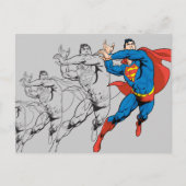 Superman Comic Panels Briefkaart (Voorkant)