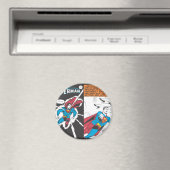 Superman Comic Panels Magneet (Insitu (Vaatwasser))