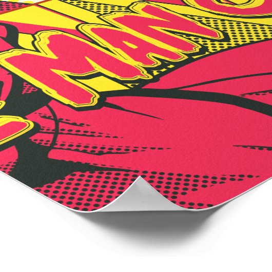 Superman Comic Panels Poster (Hoek)