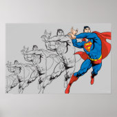 Superman Comic Panels Poster (Voorkant)