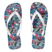 Superman Comic Patroon Teenslippers (Voetbed)