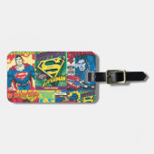 Superman Comic Strip Bagagelabel (Voorkant horizontaal)