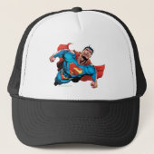 Superman Comic Style Trucker Pet (Voorkant)