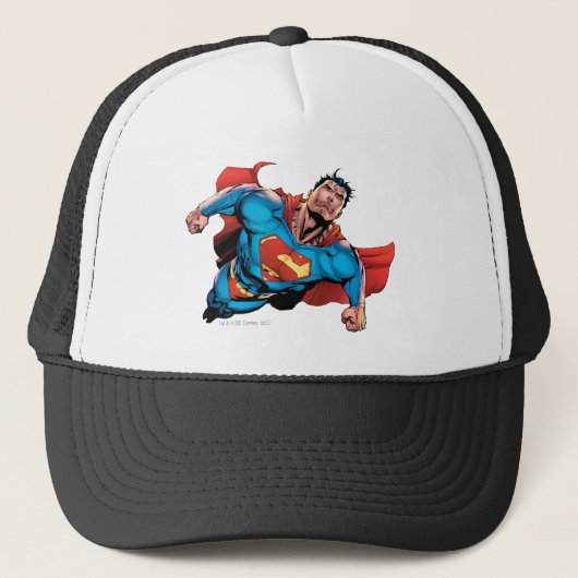 Superman Comic Style Trucker Pet (Voorkant)