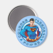 Superman Courage Sterkte Kracht Magneet (Voorkant / Achterkant)