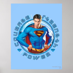 Superman Courage Sterkte Kracht Poster