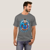 Superman Courage Sterkte Kracht T-shirt (Voorkant volledig)