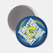 Superman Courage Sterkte Sterkte Sterkte Macht Magneet (Voorkant / Achterkant)