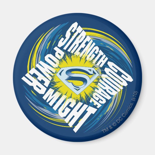 Superman Courage Sterkte Sterkte Sterkte Macht Magneet (Voorkant)