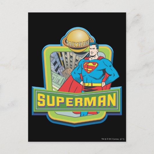 Superman - Daily Planet Briefkaart (Voorkant)