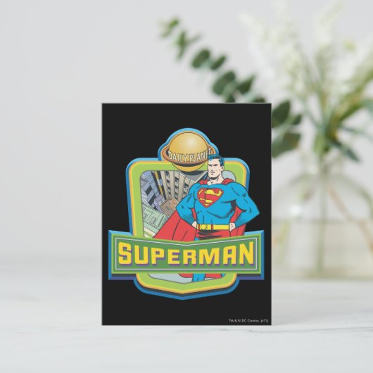 Superman - Daily Planet Briefkaart (Staand voorkant)