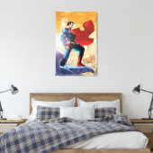 Superman Daily Planet Canvas Afdruk (Insitu (Slaapkamer))