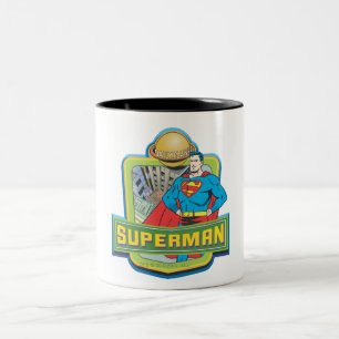 Superman - Daily Planet Tweekleurige Koffiemok