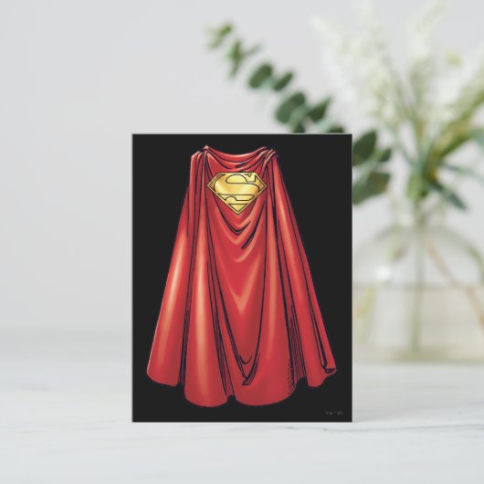 Superman - De Cape Briefkaart (Staand voorkant)