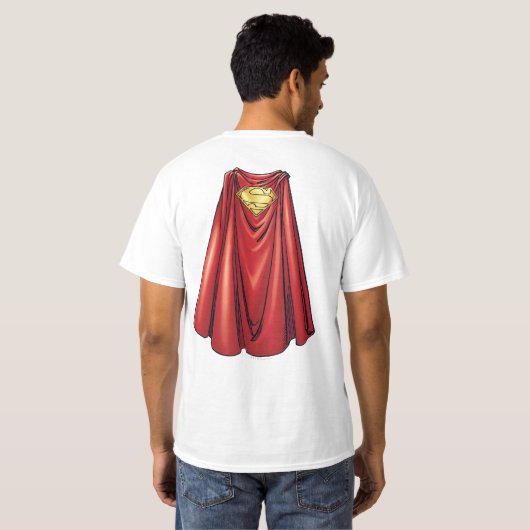 Superman - De Cape T-shirt (Achterkant volledig)