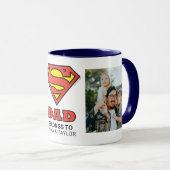 Superman | "Deze supervader behoort tot" Mok (Voorkant rechts)