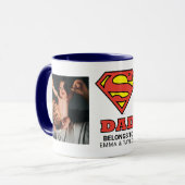 Superman | "Deze supervader behoort tot" Mok (Voorkant links)