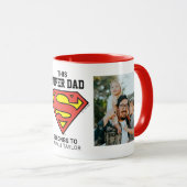 Superman | "Deze supervader behoort tot" Mok (Voorkant rechts)