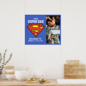 Superman | "Deze supervader behoort tot" Poster (Keuken)