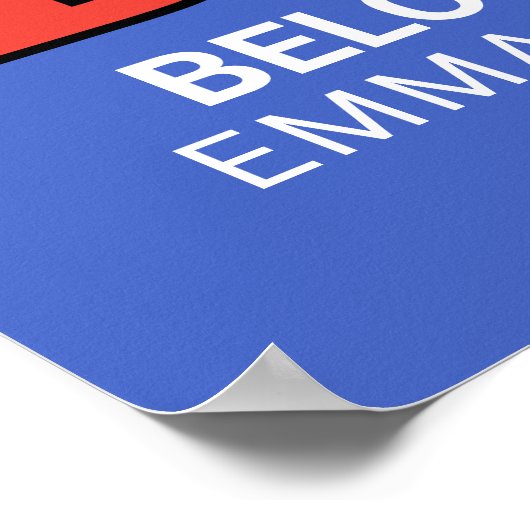 Superman | "Deze supervader behoort tot" Poster (Hoek)