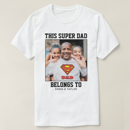 Superman | Deze supervader behoort tot T-shirt (Design voorkant)