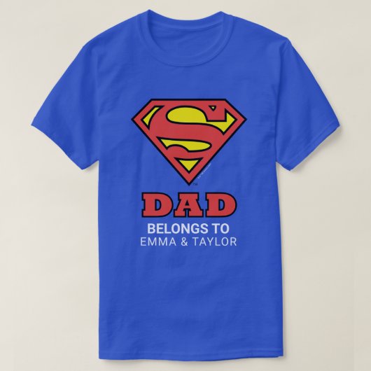 Superman | Deze supervader behoort tot T-shirt (Design voorkant)
