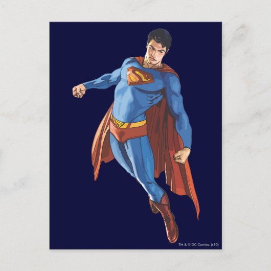 Superman die naar beneden kijkt briefkaart (Voorkant)