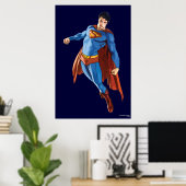 Superman die naar beneden kijkt poster (Thuiskantoor)