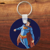 Superman die naar beneden kijkt sleutelhanger (Voorkant)