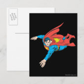 Superman Dives links Briefkaart (Voorkant / Achterkant)