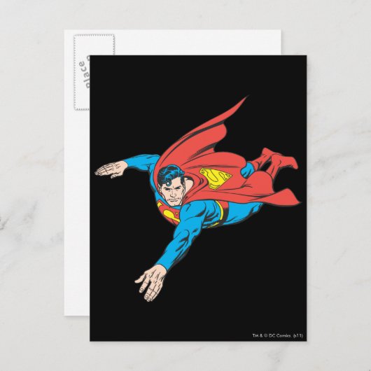 Superman Dives links Briefkaart (Voorkant / Achterkant)