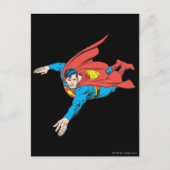 Superman Dives links Briefkaart (Voorkant)