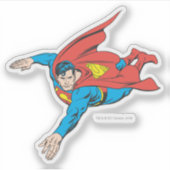 Superman Dives links Sticker (Voorkant)