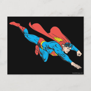 Superman Dives Right Briefkaart