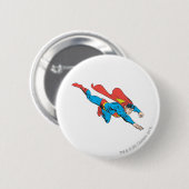 Superman Dives right Ronde Button 5,7 Cm (Voorkant /achterkant)