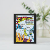 Superman (dubbelfunctie met Batman) Briefkaart (Staand voorkant)