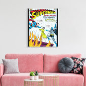 Superman (dubbelfunctie met Batman) Canvas Afdruk (Insitu (Woonkamer))