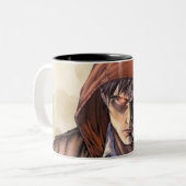 Superman Earth Hoesje - Kleur Tweekleurige Koffiemok (Voorkant links)