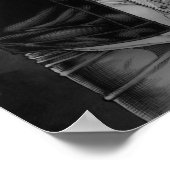 Superman Earth Hoesje - Zwart-wit Poster (Hoek)