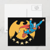 Superman en Eagle Briefkaart (Voorkant / Achterkant)