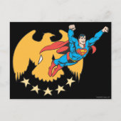 Superman en Eagle Briefkaart (Voorkant)