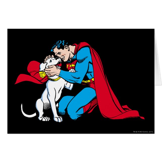 Superman en Krypto (Voorkant Horizontaal)