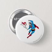 Superman en Krypto 2 Ronde Button 5,7 Cm (Voorkant /achterkant)