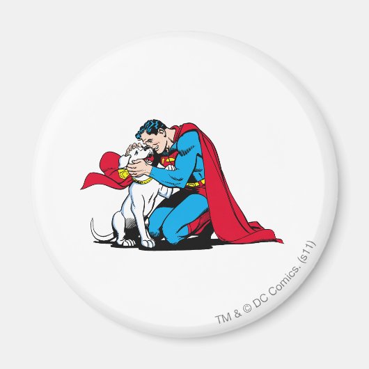 Superman en Krypto Magneet (Voorkant)