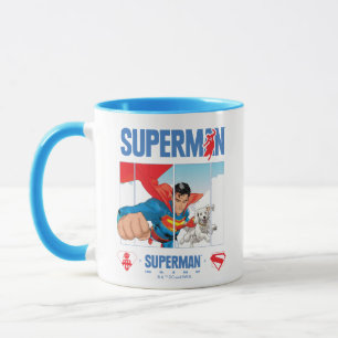 Superman en Krypto nemen vlucht Mok