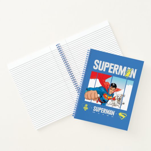 Superman en Krypto nemen vlucht Notitieboek (Binnen)